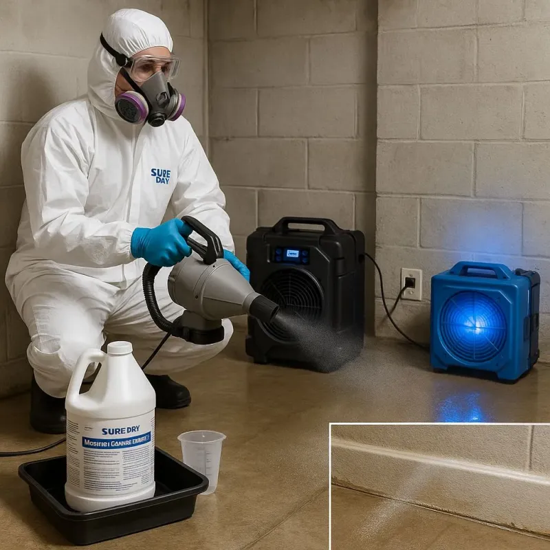 Sanitization and Odor Removal process in Fredericksburg, PA