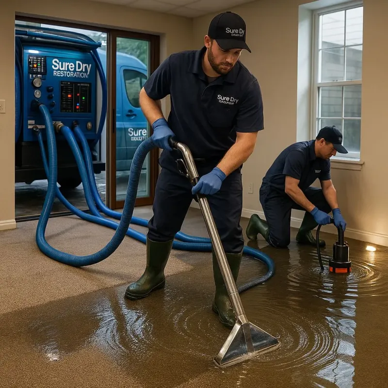 Water Extraction and Removal process in Fredericksburg, PA